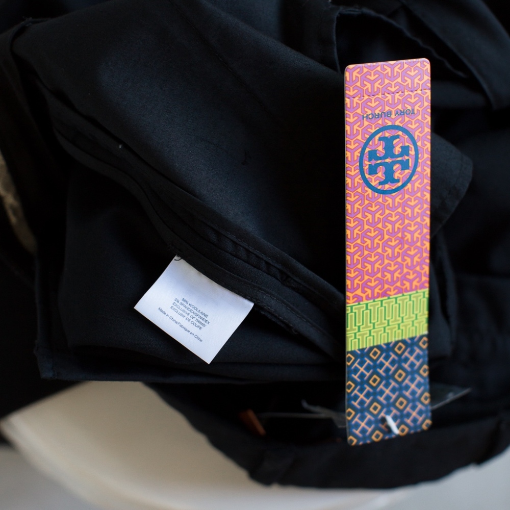 NWT Tory Burch Black Trousers